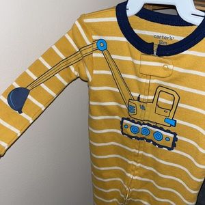 Excavator Footed PJs